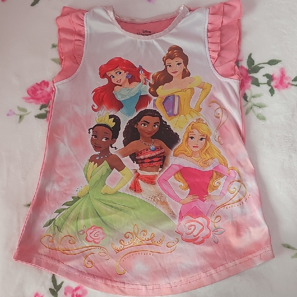 Disney Princess Pink and White PJ Gown